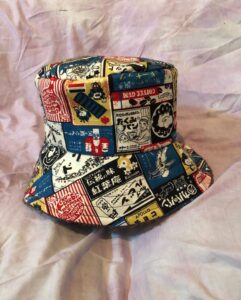 Japanese reversible bucket hat